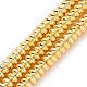 Electroplate Non-magnetic Synthetic Hematite Beads Strands(G-L485-04B-G)-1