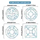 Waterproof PVC Colored Laser Stained Window Film Static Stickers(DIY-WH0314-118)-2