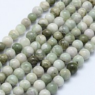 Natural Peace Jade Beads Strands, Round, 6mm, Hole: 0.8mm, about 66pcs/strand, 15.75 inch(40cm)(G-I206-20-6mm)