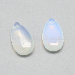 Opalite Pendants, teardrop, 22x12.5~13x5mm, Hole: 1mm(X-G-T002-15)