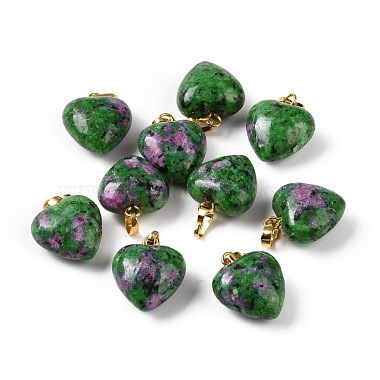 Natural Ruby in Zoisite Pendants(G-I311-A38-G)-3