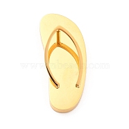 Ion Plating(IP) 304 Stainless Steel Pendants, Flip-flops, Golden, 23x9.5x6.5mm, Hole: 3mm(STAS-D179-12G)