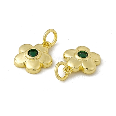 Rack Plating Brass Cubic Zirconia Charms(KK-C007-23G-04)-3