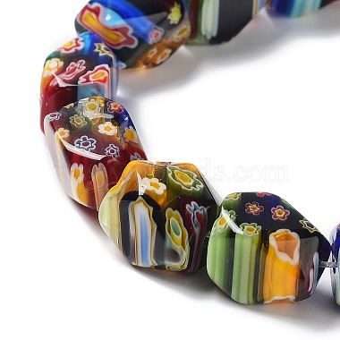Handmade Millefiori Glass Bead Strands(LAMP-G099-10-01)-2