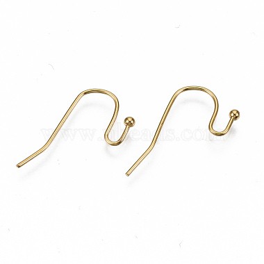 Real 18K Gold Plated 304 Stainless Steel Earring Hooks