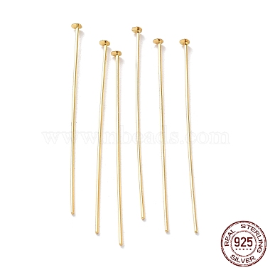 925 Sterling Silver Flat Head Pins(STER-M117-03D-G)-1