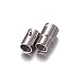 Stainless Steel Locking Tube Magnetic Clasps(X-STAS-H019-3)-2