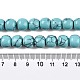 perles synthétiques turquoise brins(TURQ-T004-03)-5