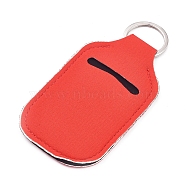 Hand Sanitizer Keychain Holder, for Shampoo Lotion Soap Perfume and Liquids Travel Containers, Red, 121x61x5mm(DIY-WH0171-04C)