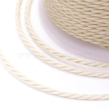 Round Waxed Polyester Cord(YC-G006-01-1.0mm-12)-2