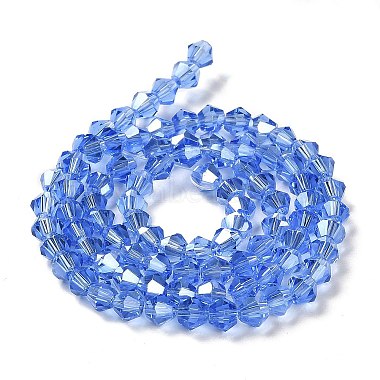 Transparent Electroplate Glass Beads Strands(EGLA-A039-T4mm-B07)-2