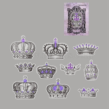 Medium Purple Paper Stickers