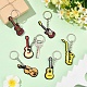 6Pcs 6 Styles Silicone Keychains(KEYC-YW0001-30)-4