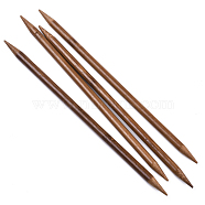 Bamboo Double Pointed Knitting Needles(DPNS), Peru, 250x9mm, 4pcs/bag(X-TOOL-R047-9.0mm-03)