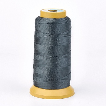 Polyester Thread, for Custom Woven Jewelry Making, Dark Slate Gray, 0.2mm, about 1000m/roll
