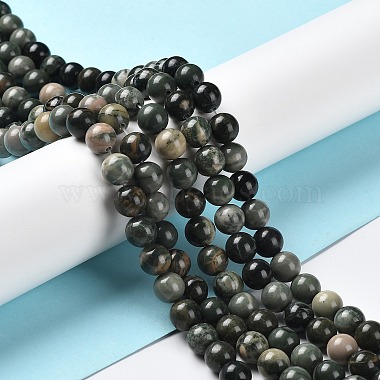 Natural Wood Lace Stone Beads Strands(G-P497-02B-01)-2