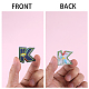 1 Set Buchstaben a~z computergesteuerte Stickerei aus Jeansstoff zum Aufbügeln auf Stoffflicken(PATC-GF0001-20)-6