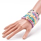 Polymer Clay Heishi Beads Stretch Bracelets Sets(BJEW-JB06176)-5