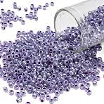 TOHO 8/0 Round Beads, Japanese Seed Beads, (922) Ceylon Gladiola, 8/0, 3mm, Hole: 1mm, about 222pcs/10g(X-SEED-TR08-0922)