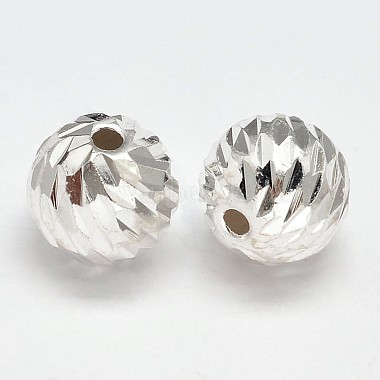 Silver 925 Sterling Silver Beads Plain Round 4mm Pack Of 5