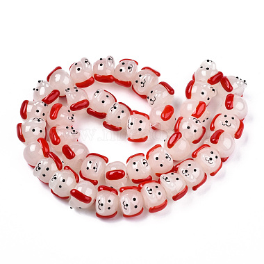 Handmade Lampwork Beads Strands(LAMP-N021-42D)-2