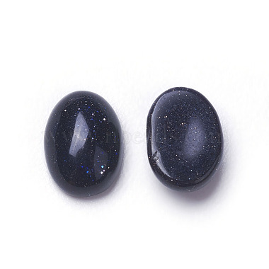 Synthetic Blue Goldstone Cabochons(G-F605E-06B)-2