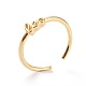 Constellation/Zodiac Sign Brass Cuff Rings(RJEW-O042-06G-G)-2