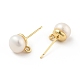 Accessoires de boucles d'oreilles en perles naturelles(X-KK-B059-33G)-2