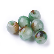 Natural Myanmar Jade/Burmese Jade Beads, Dyed, Barrel, 14.5~16x16~16.5mm, Hole: 5mm(G-L495-31B)