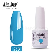 8ml Special Nail Gel, for Nail Art Stamping Print, Varnish Manicure Starter Kit, Sky Blue, Bottle: 25x66mm(MRMJ-P006-I041)
