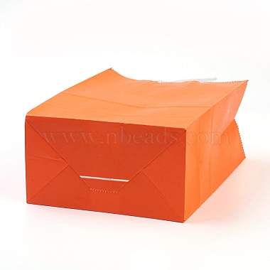 Pure Color Kraft Paper Bags(AJEW-G020-D-08)-3