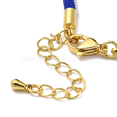 Fabrication de bracelets en cordons de nylon adaptés aux breloques de connecteur(AJEW-P116-02G-02)-3
