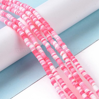 Handmade Polymer Clay Beads Strands(CLAY-R089-3mm-006)-2