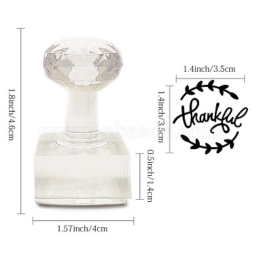 tampons de savon en acrylique transparent(DIY-WH0445-001)-2