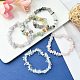 5Pcs 5 Style Natural Mixed Gemstone Chips Beaded Stretch Bracelets Set for Women(BJEW-FZ00007)-1