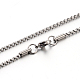 304 Stainless Steel Box Chain Necklaces(X-STAS-M174-002)-1
