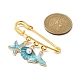 Marine Theme Pendant Alloy Enamel Brooches(JEWB-BR00143-01)-3