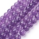 Natural Amethyst Beads Strands(G-C073-10mm-3)-1