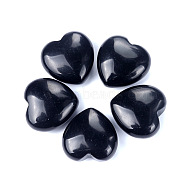 Natural Obsidian Healing Stones, Heart Stones, Pocket Palm Stones for Reiki Balancing, 30x30mm(PW-WGA91AE-16)