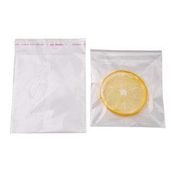 Rectangle Cellophane Bags, Clear, 16x12cm, Unilateral Thickness: 0.05mm, Inner Measure: 13x12cm