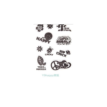 Silicone Stamps, for DIY Scrapbooking, Photo Album Decorative, Cards Making, Stamp Sheets, Clear, 10~21.5x10~20Cm