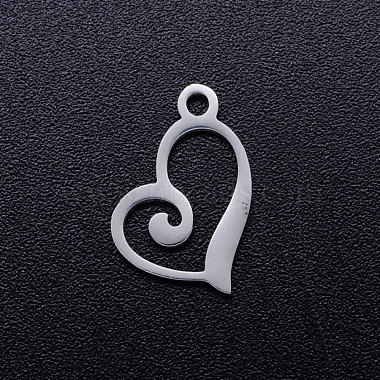 Stainless Steel Color Heart 201 Stainless Steel Charms