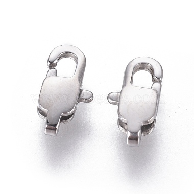 304 Stainless Steel Lobster Claw Clasps(STAS-G201-06A-P)-2