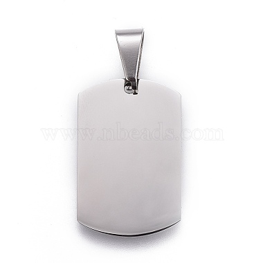 201 Stainless Steel Stamping Blank Tag Pendants(STAS-O044-01-122)-2