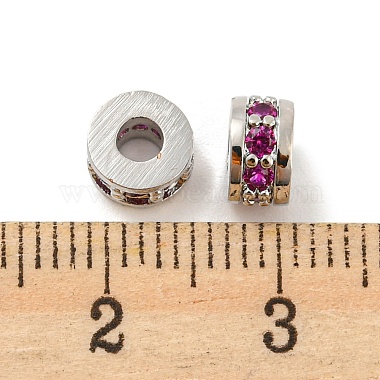 Rack Plating Brass Micro Pave Cubic Zirconia Beads(KK-A196-04P)-3