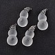 Frosted Calabash with Chinese Blessing Glass Pendants(GLAA-K003-01)-1