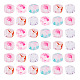 60pcs perles acryliques transparentes(OACR-TA0004-88E)-2