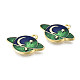 Alloy Enamel Pendants(PALLOY-T075-70G-RS)-1