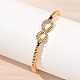 304 Edelstahl unendlich Link Armb&auml;nder(BJEW-F534-01G)-2