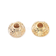 Rack Plating Brass Bead Cone, Real 18K Gold Plated, 6x2.7mm, Hole: 1.8mm(KK-A183-80G)